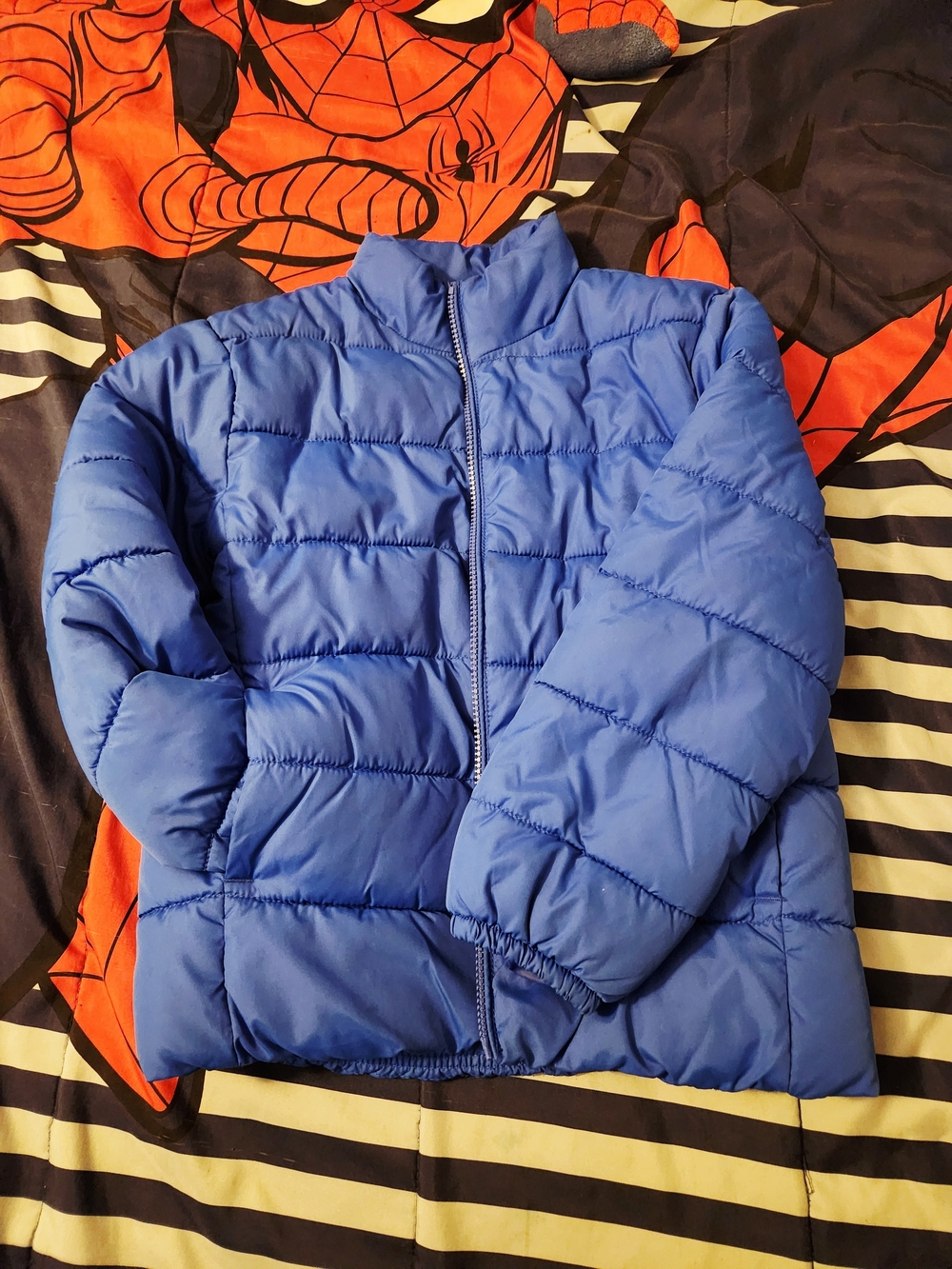 The Children's Place Bright Blue Quilted Puffer Jacket